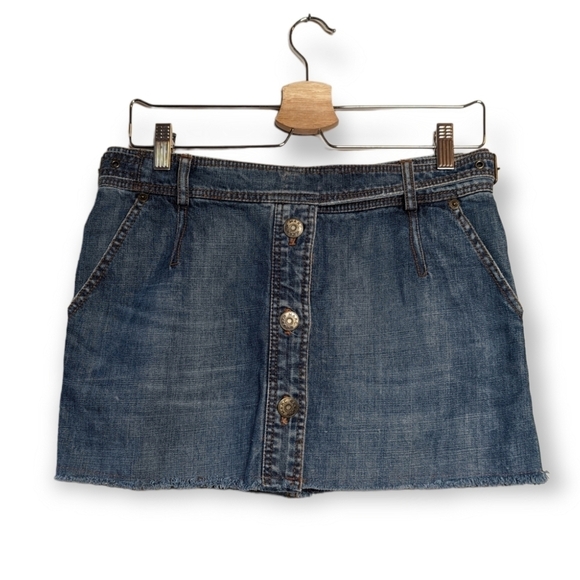 Y2K Marc Jacobs Denim Micro Mini Skirt - Picture 2 of 8